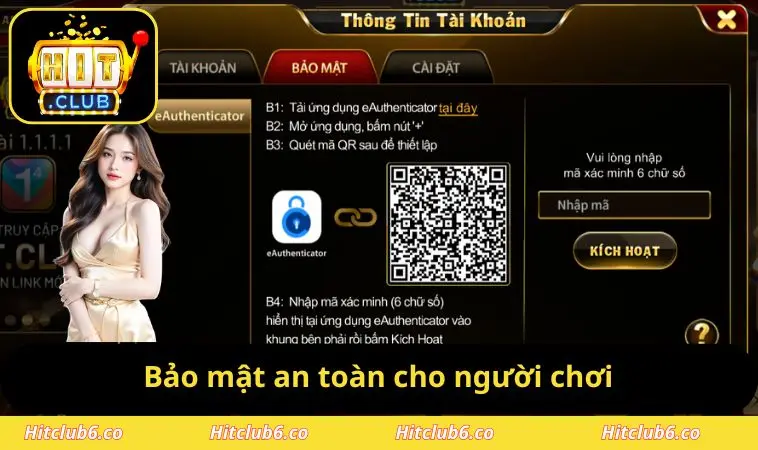 Bảo mật an toàn cho người chơi, công nghệ tối tân