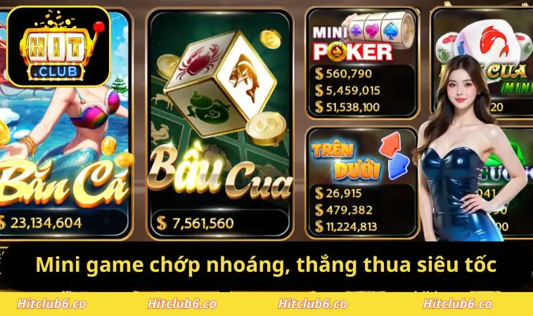 Mini game chớp nhoáng phân định thắng thua siêu tốc